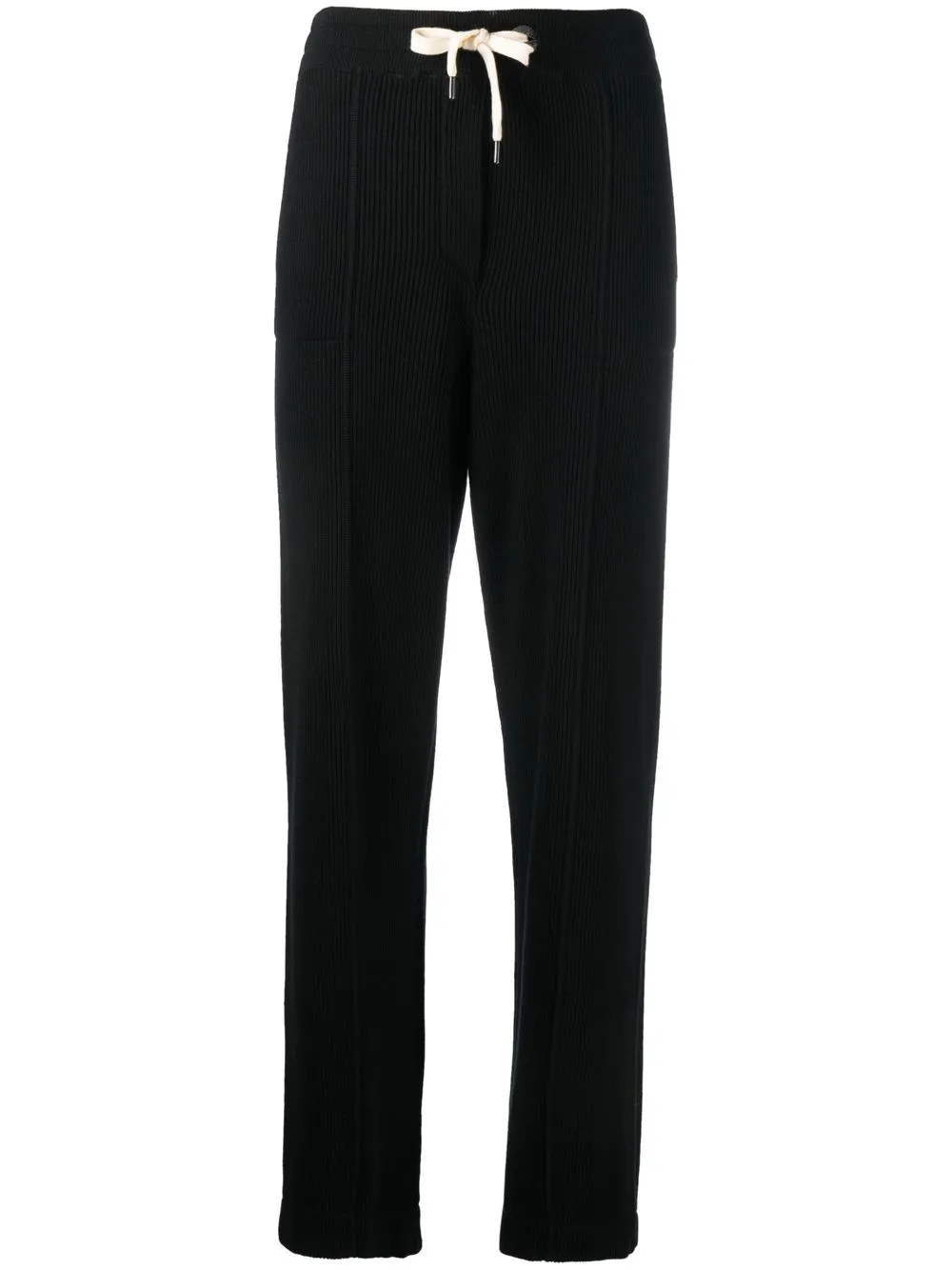 Brunello Cucinelli ribbed-knit straight-leg trousers