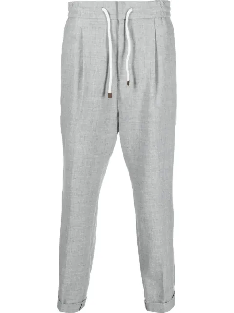 Brunello Cucinelli drawstring waist trousers