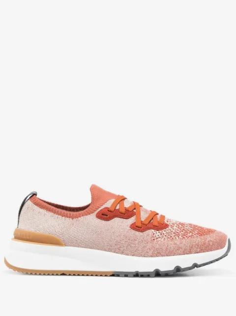 Brunello Cucinelli speckled low-top sneakers