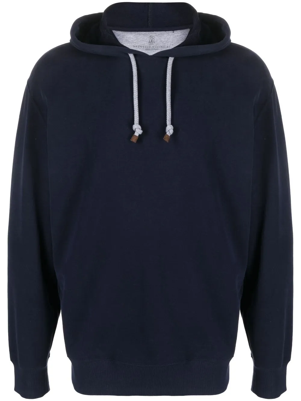 

Brunello Cucinelli hoodie con cordones - Azul