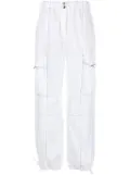 Brunello Cucinelli high-waisted cargo trousers - White