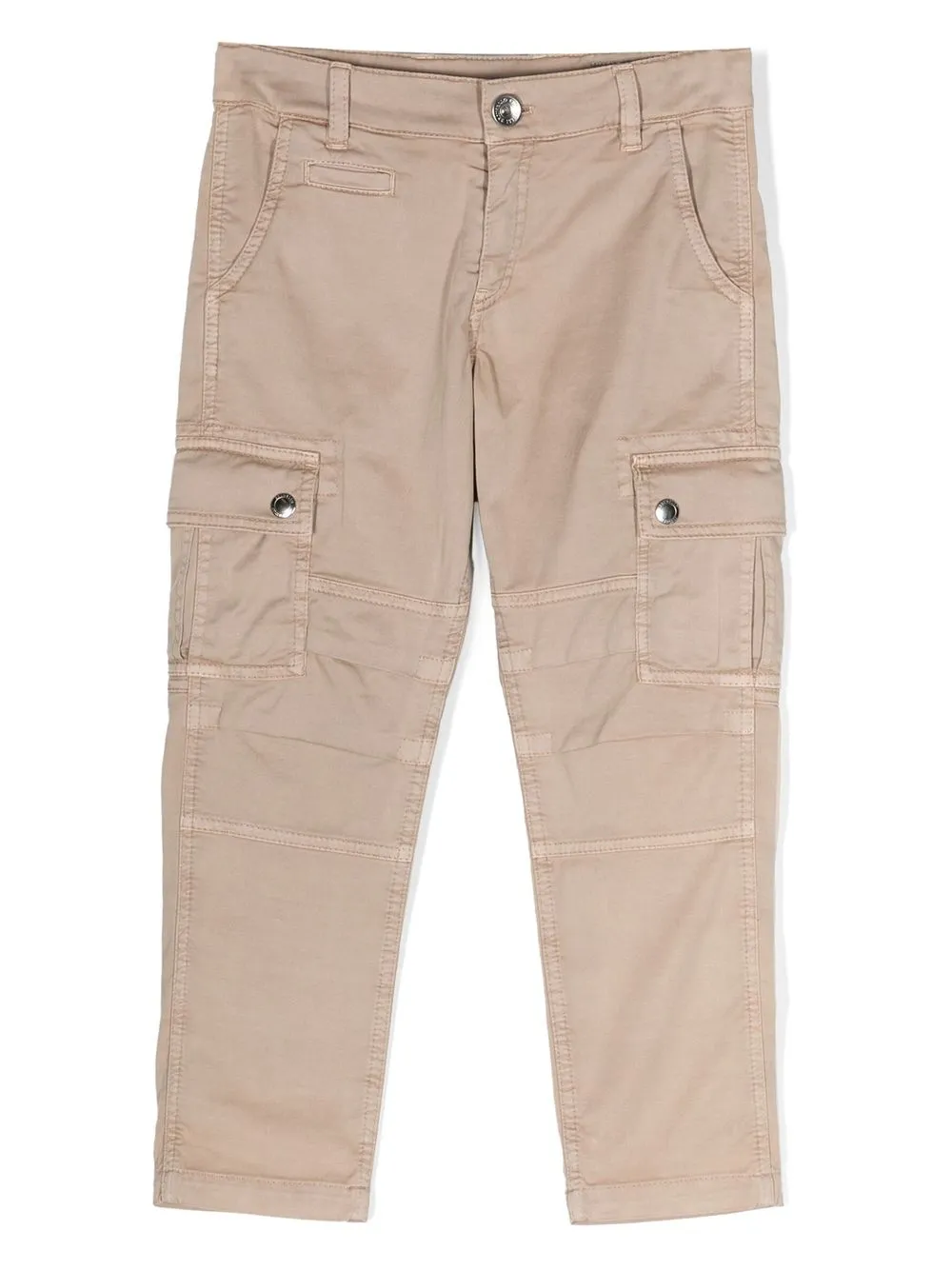 

Brunello Cucinelli Kids pantalones cargo tapered - Neutro