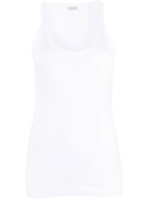 Brunello Cucinelli scoop neck tank top