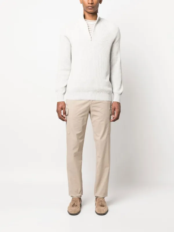 Brunello Cucinelli high-neck ribbed-knit Sweater - Farfetch