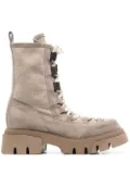 Brunello Cucinelli chunky-sole lace-up boots - Neutrals