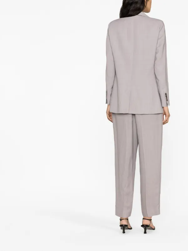 Brunello Cucinelli double-breasted Woven Suit Jacket