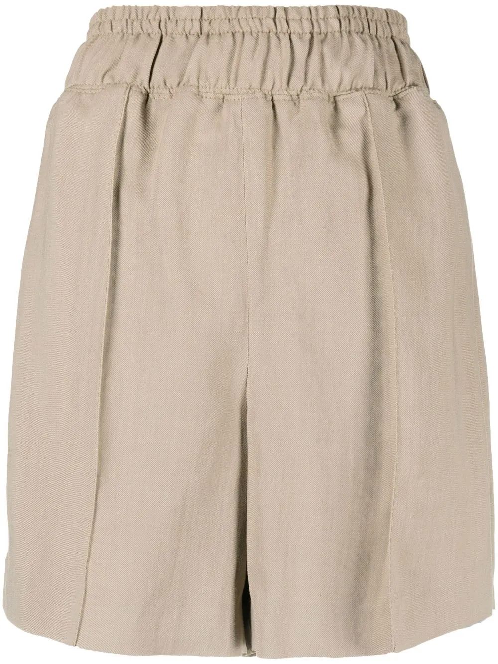 Brunello Cucinelli Thigh-length Bermuda Shorts In Beige