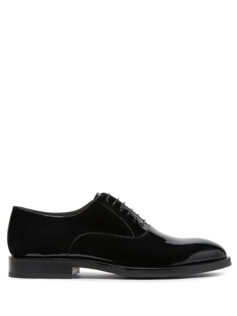 Brunello Cucinelli patent-leather laced oxford shoes Men