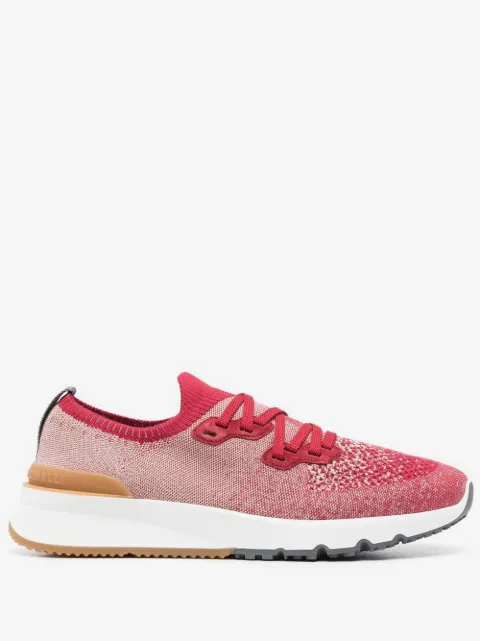 Brunello Cucinelli speckled low-top sneakers