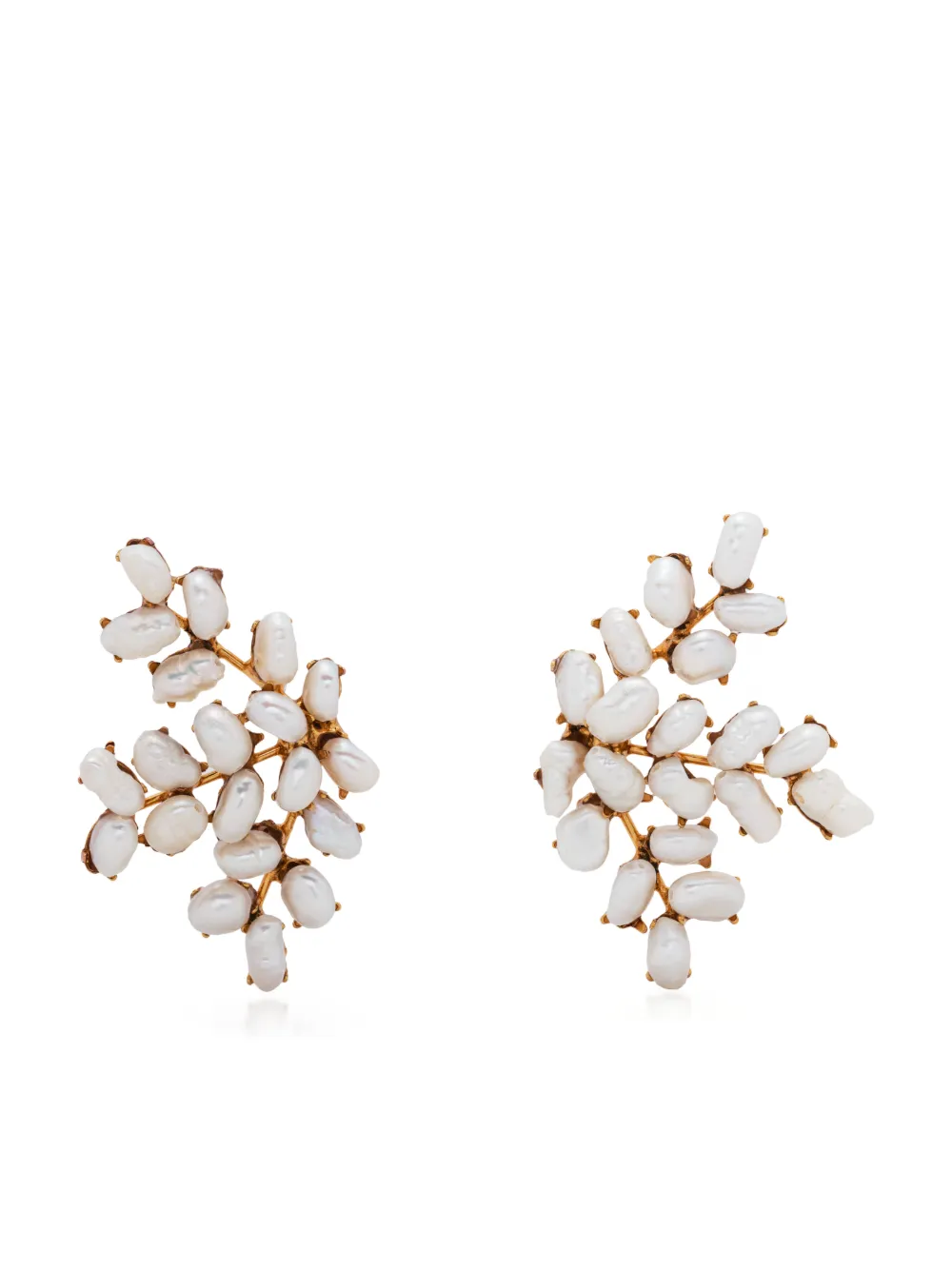 Jennifer Behr Franca pearl-embellished earrings