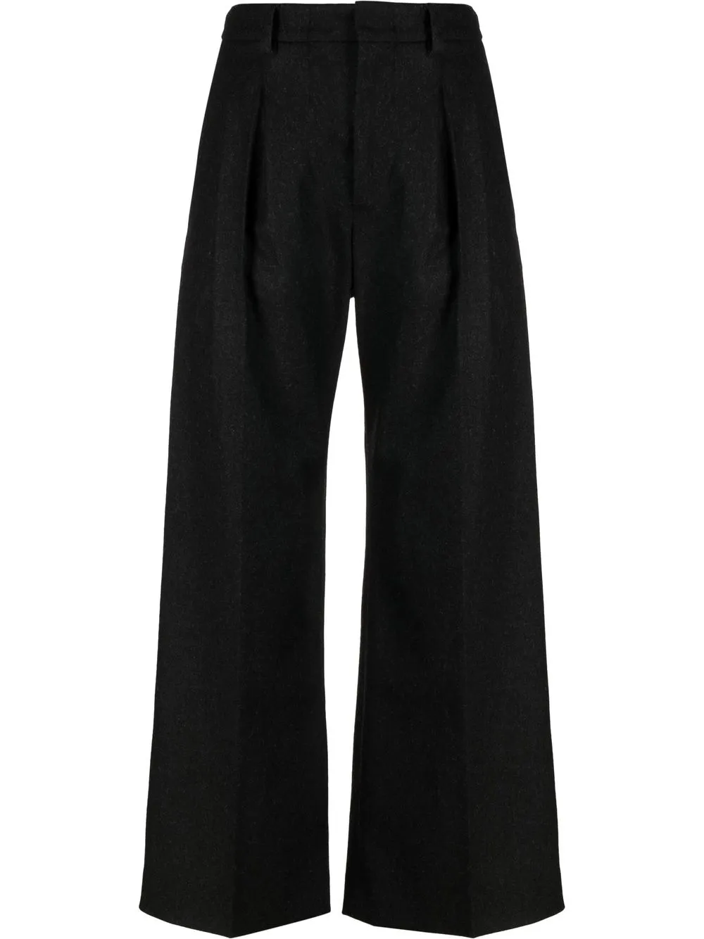 Jean Paul Gaultier wide-leg tailored trousers - Black
