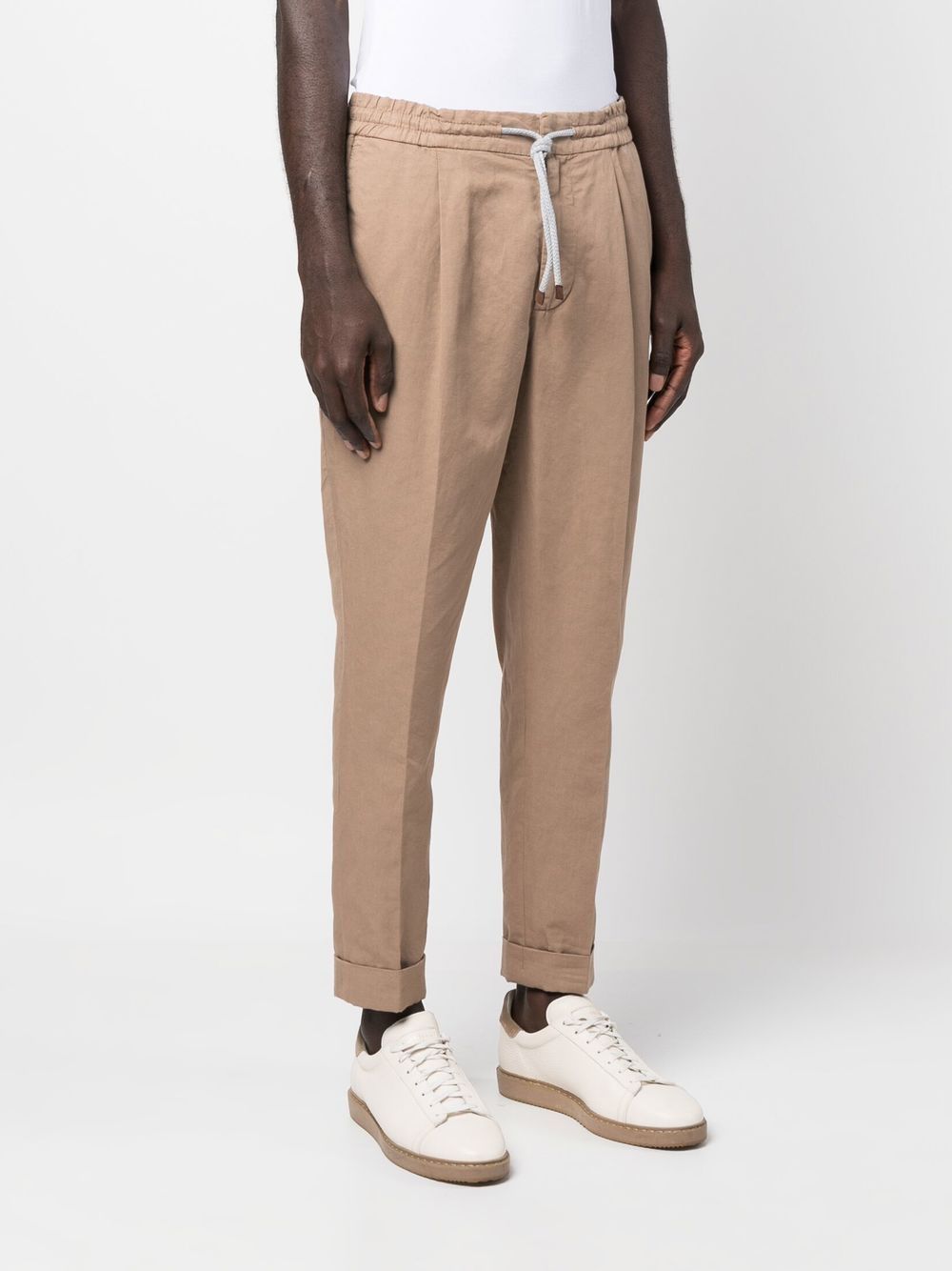 Brunello Cucinelli drawstring-waist Chino Trousers - Farfetch