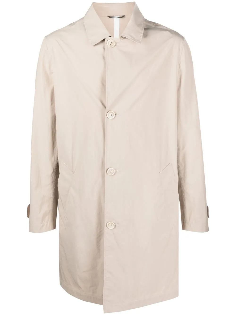 thumbnail image 2 of Max Mara Single-breasted Trench Coat In Water-resistant Twill In Beige 2 of 9