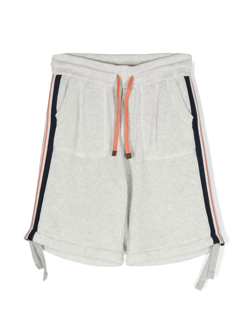 

Brunello Cucinelli Kids drawstring track shorts - Grey