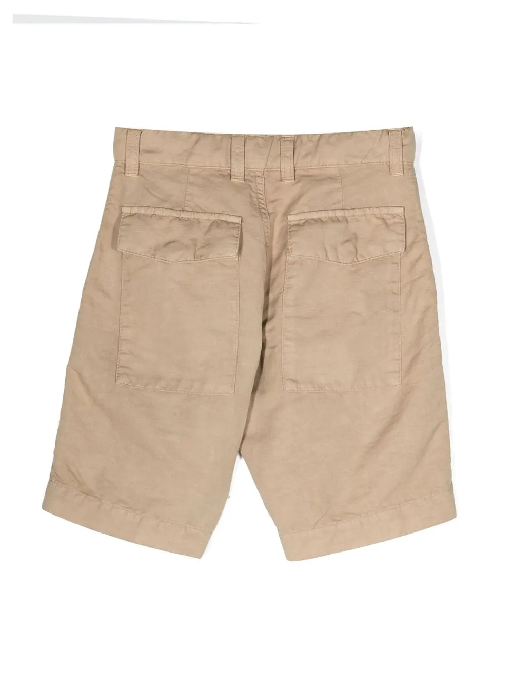 

Brunello Cucinelli Kids linen-cotton bermuda shorts - Neutrals