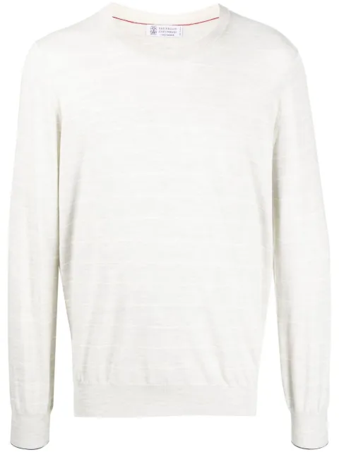 Brunello Cucinelli crew-neck long-sleeve jumper 