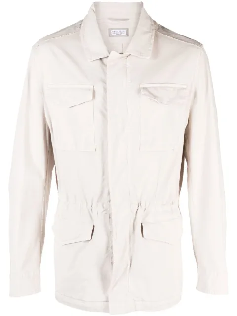 Brunello Cucinelli sobrecamisa con botones