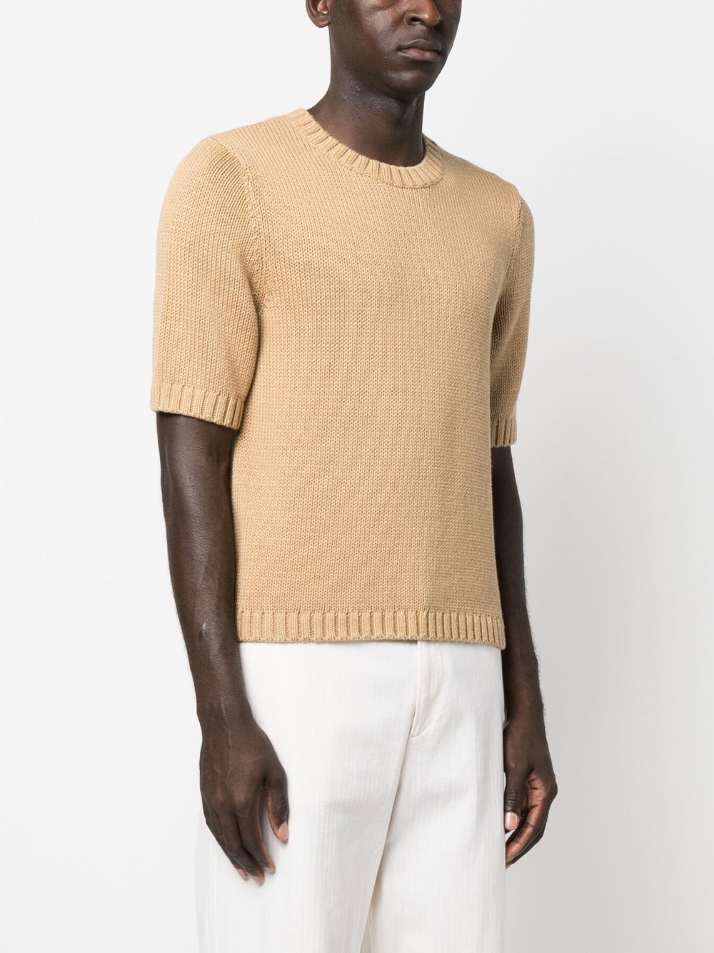 SANDRO crew-neck short-sleeved Jumper - Farfetch