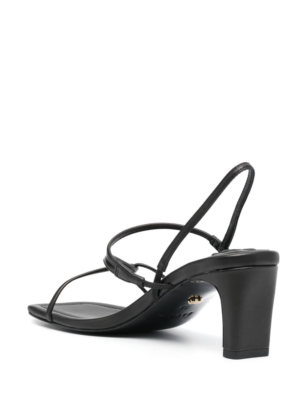 Shop Sandro Open-toe Heeled Sandals In Black