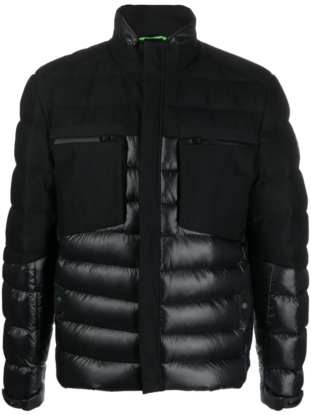 

BOSS zip-up padded jacket - Black