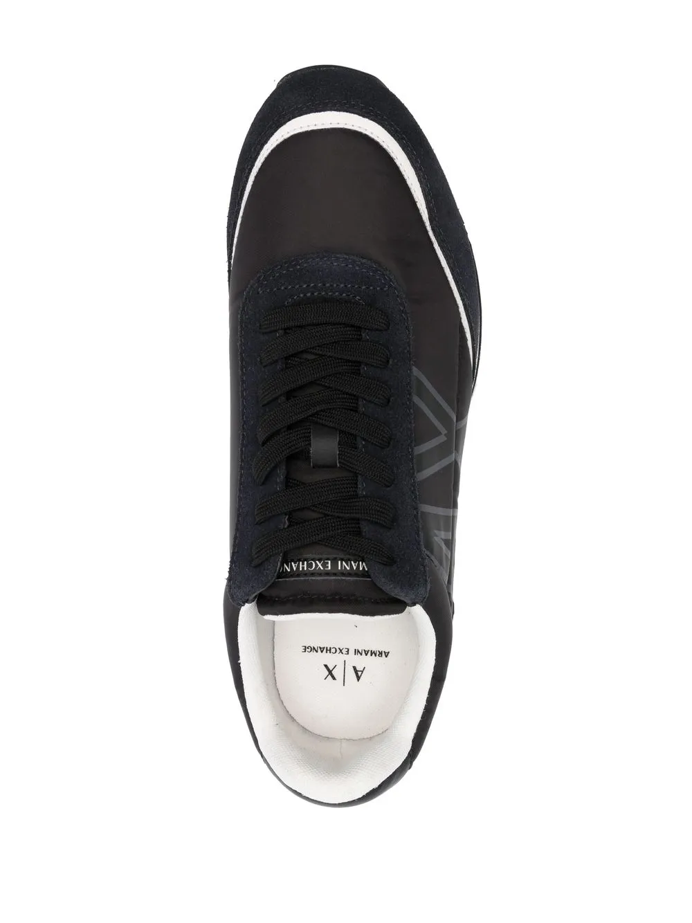 Armani Exchange logo-print lace-up sneakers Men