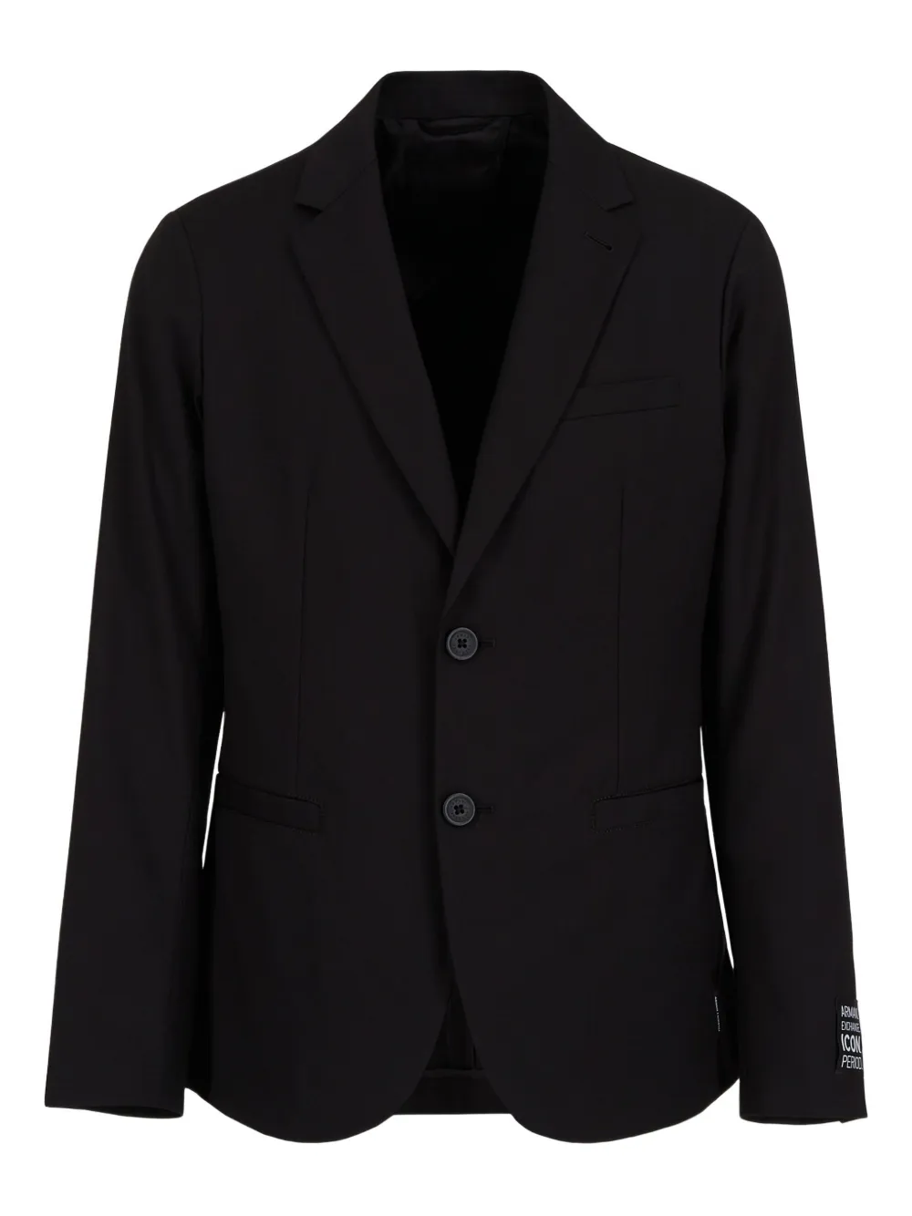 Armani Exchange single-breasted blazer | Black | Image 1