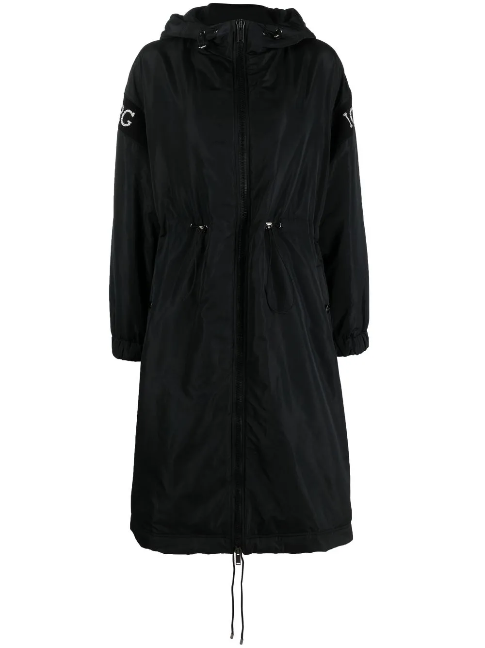 

Iceberg drawstring-waist trench coat - Black