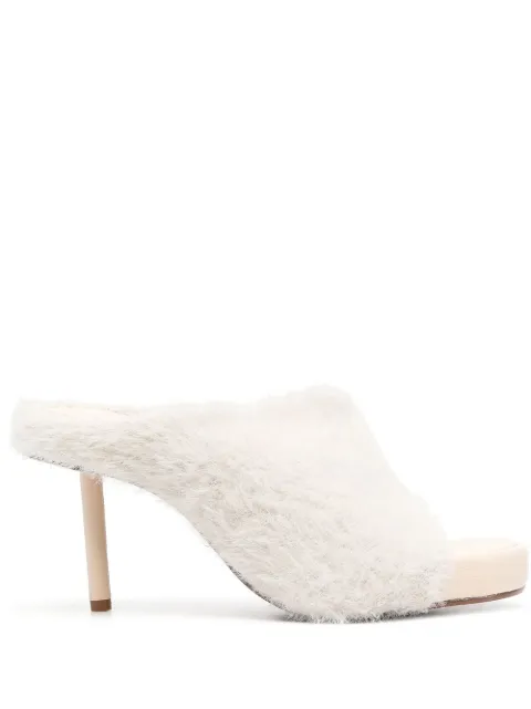 Jacquemus 100mm knitted sandals