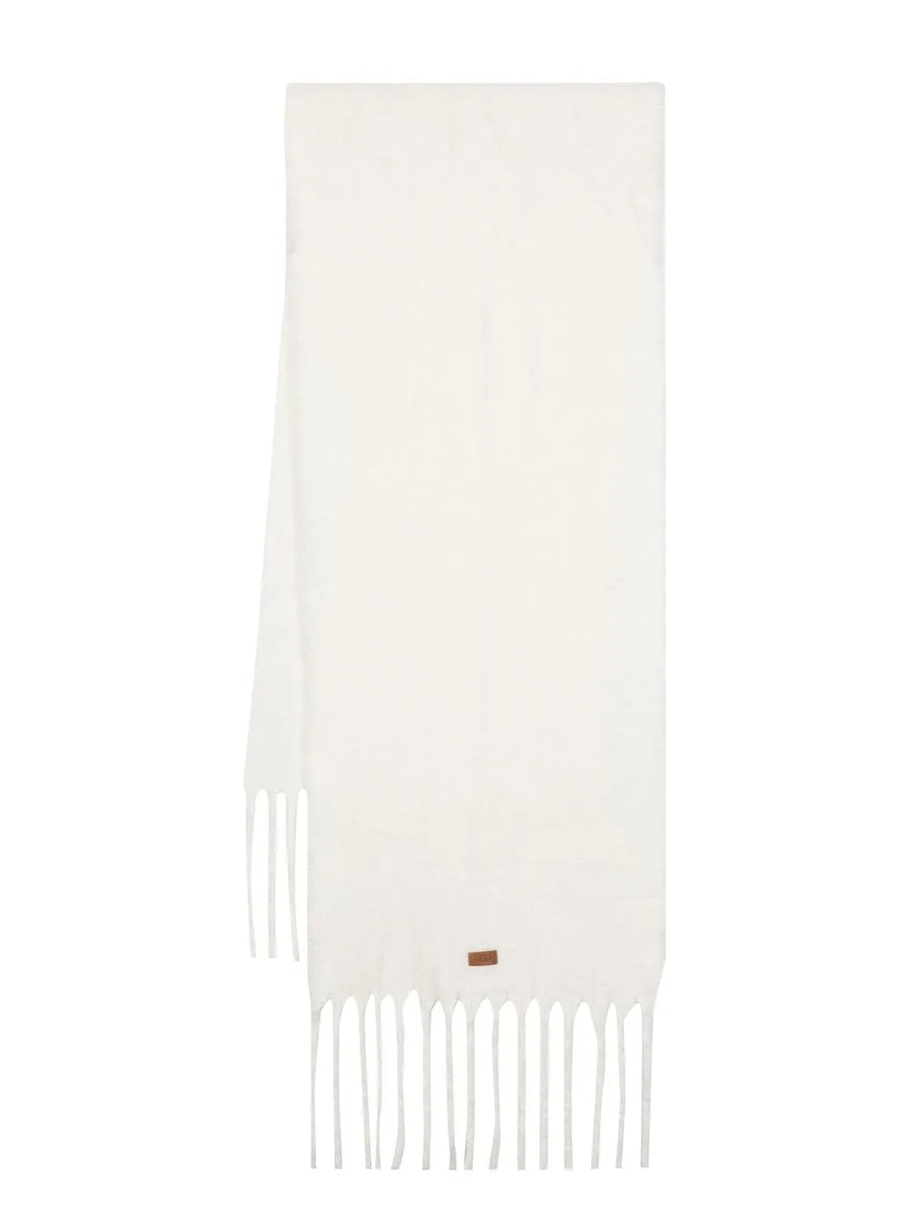 

UGG logo-patch scarf - Neutrals