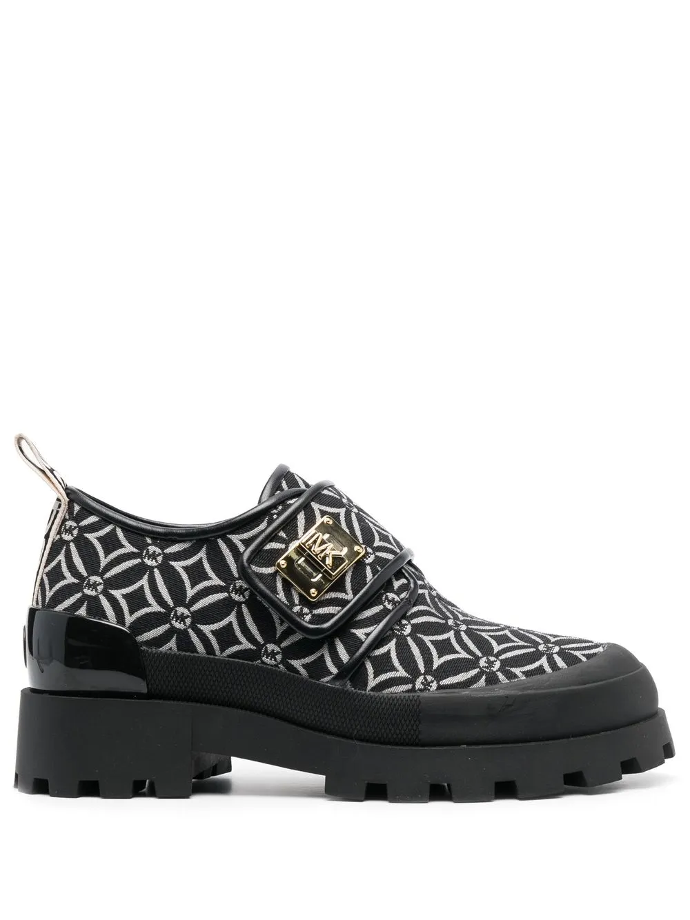 

Michael Michael Kors patterned-jacquard loafers - Black