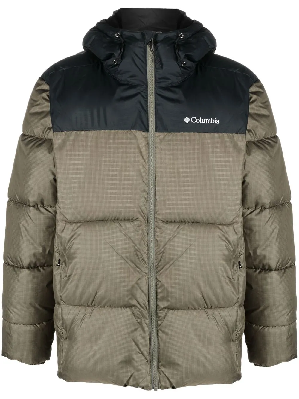 

Marshall Columbia hooded colour-block jacket - Green