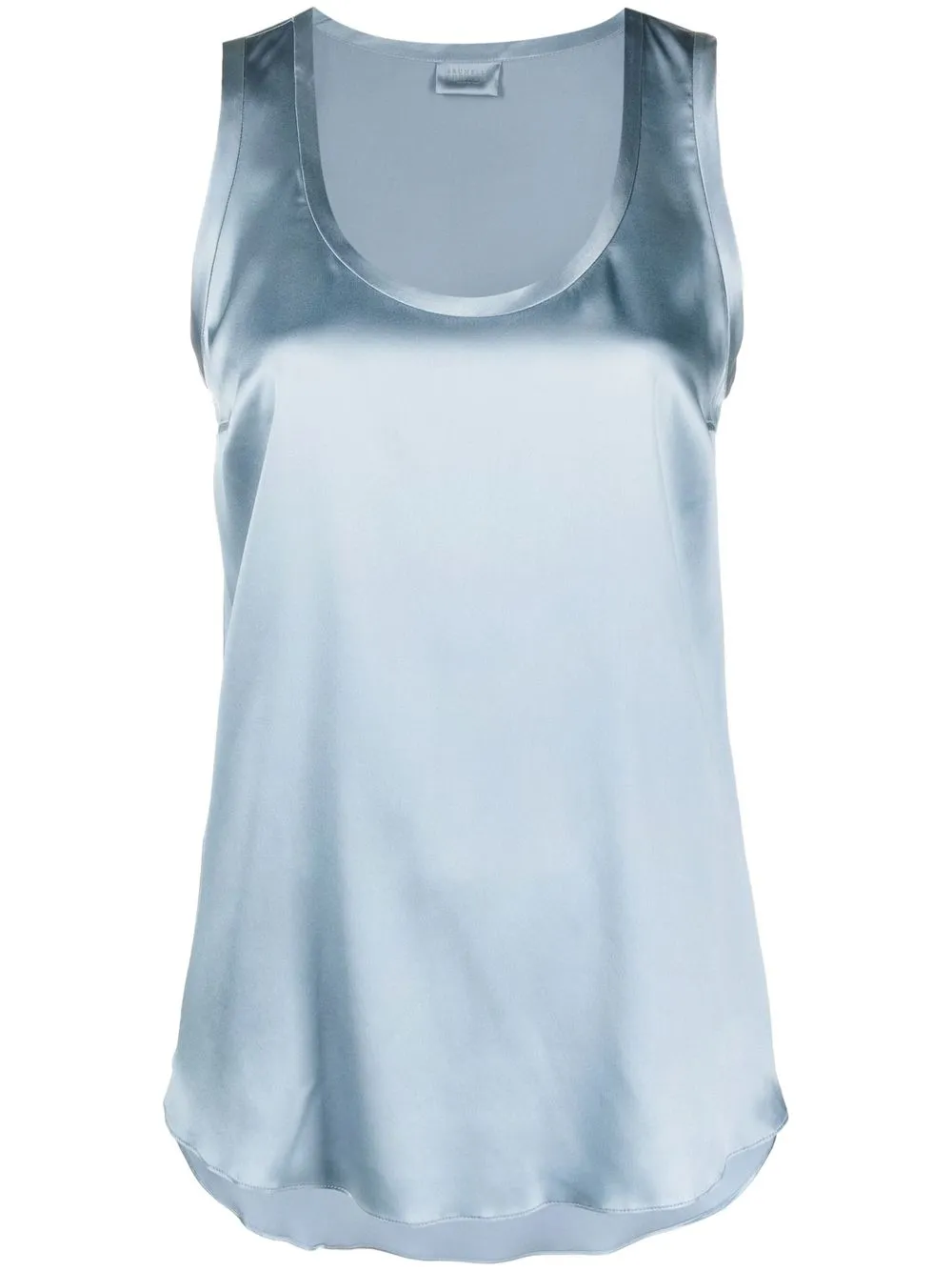 

Brunello Cucinelli top con cuello redondo - Azul