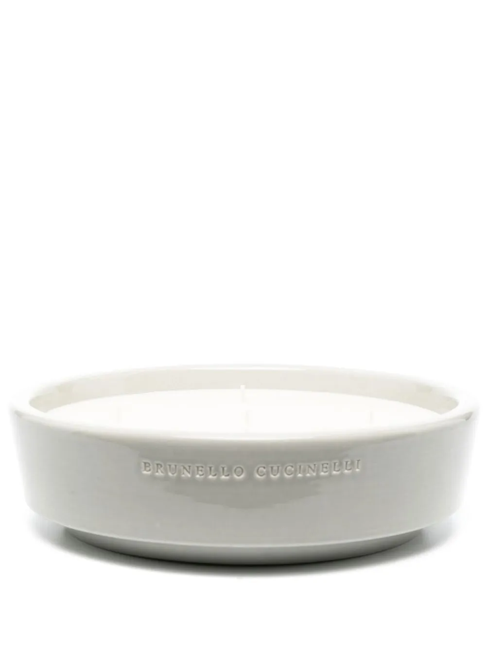 

Brunello Cucinelli large scented candle - White