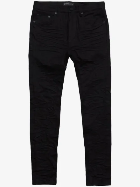 Purple Brand crinkled slim-cut jeans