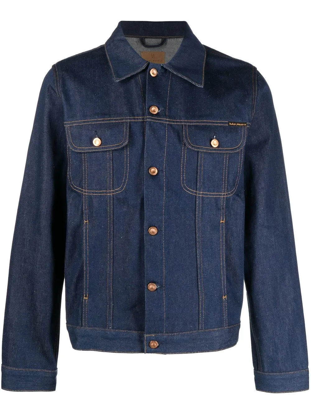 

Nudie Jeans Robby button-up denim jacket - Blue