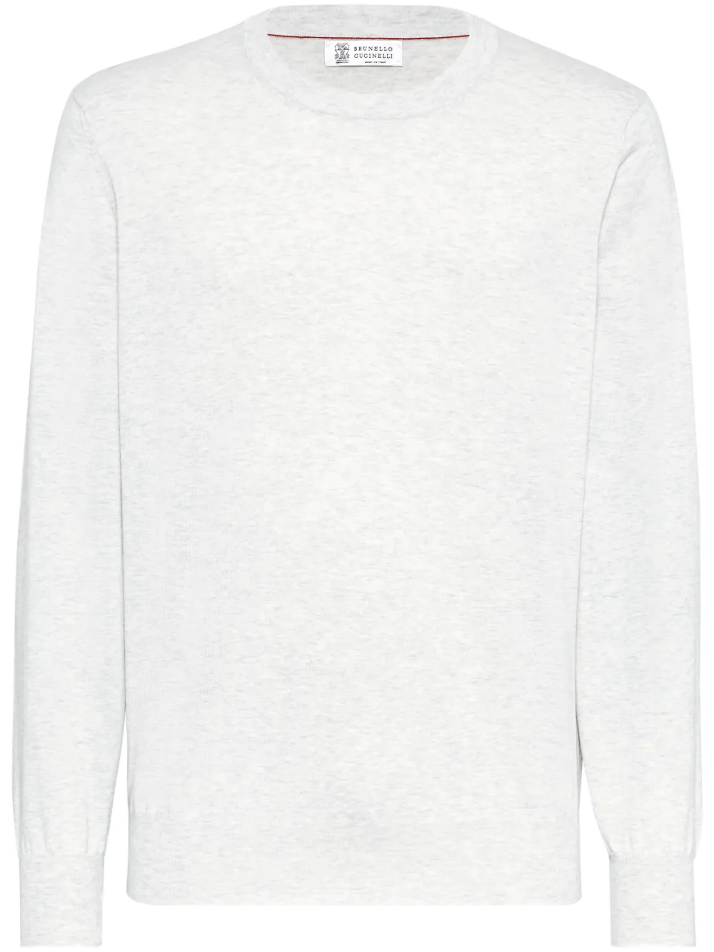 Brunello Cucinelli Cotton Knitted Jumper In White