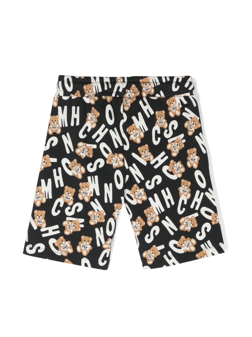 Moschino Kids Shorts met print - Zwart