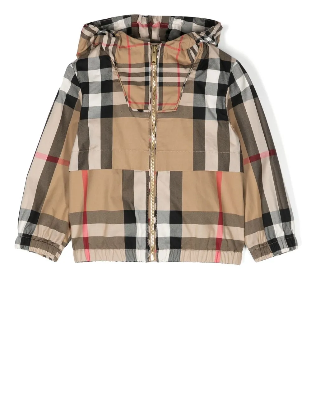 Burberry Kids veste Wilbur à capuche - Tons neutres