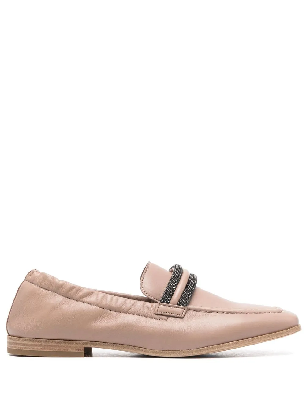 

Brunello Cucinelli square-toe loafers - Pink