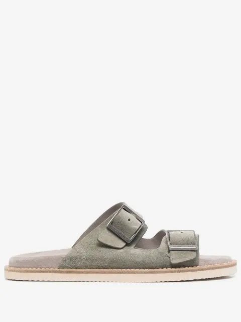 Brunello Cucinelli buckled-strap slides