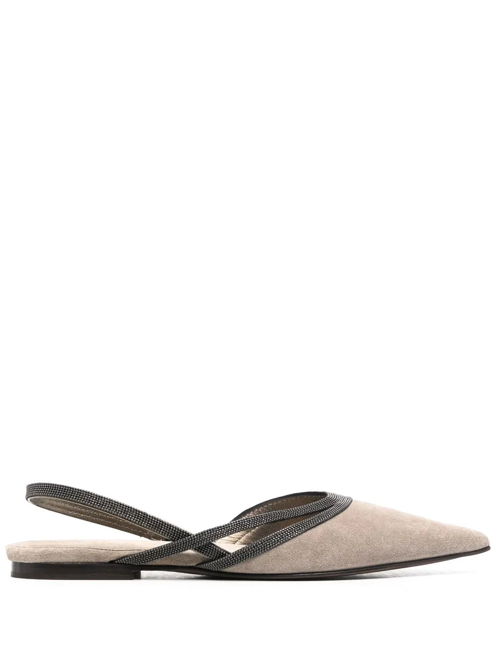 

Brunello Cucinelli slingback pointed-toe shoes - Neutrals