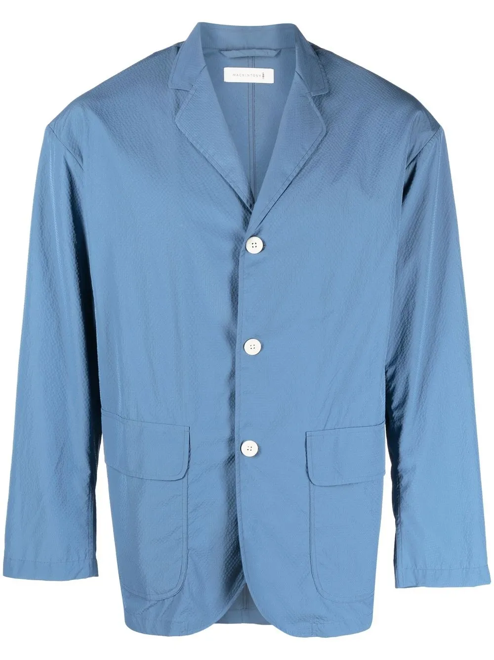 

Mackintosh Captain single-breasted blazer - Blue