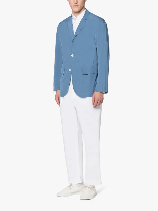 CAPTAIN Sky Blue Nylon Jacket