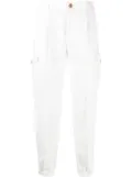 Brunello Cucinelli tapered cargo pants - White