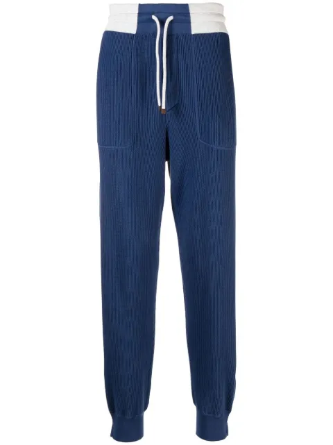 Brunello Cucinelli knitted track pants