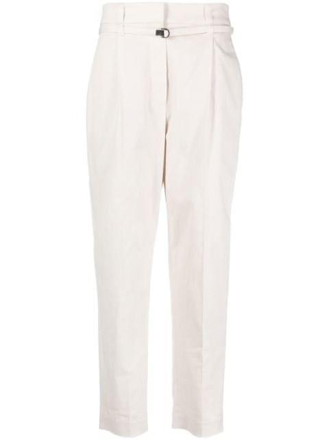 Brunello Cucinelli high-waisted tapered-leg trousers Women