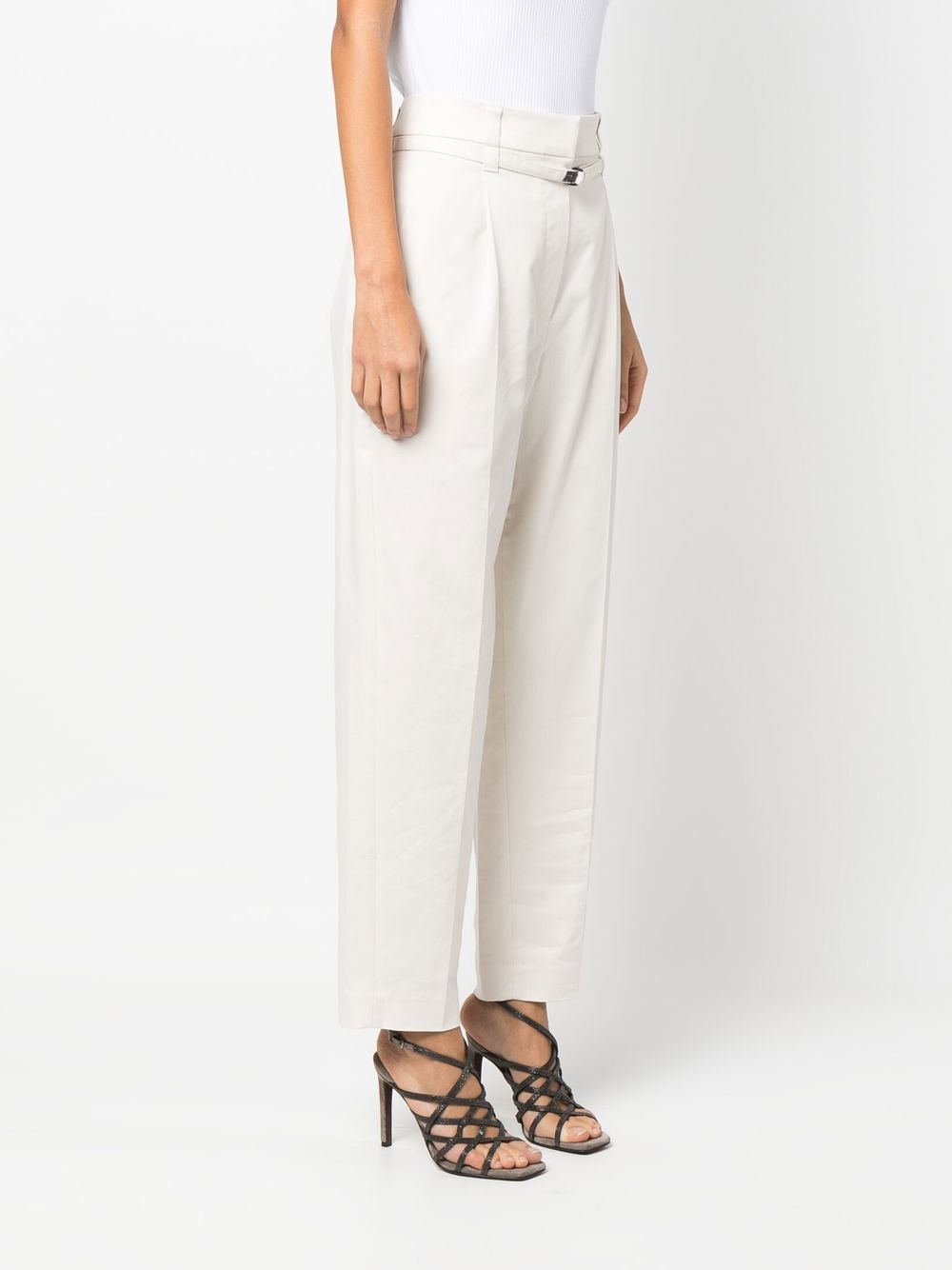 Brunello Cucinelli high-waisted tapered-leg trousers Women