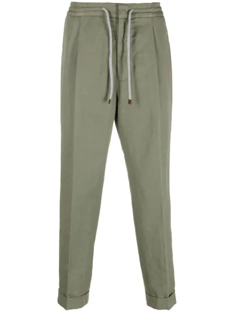 Brunello Cucinelli drawstring-waist chino trousers