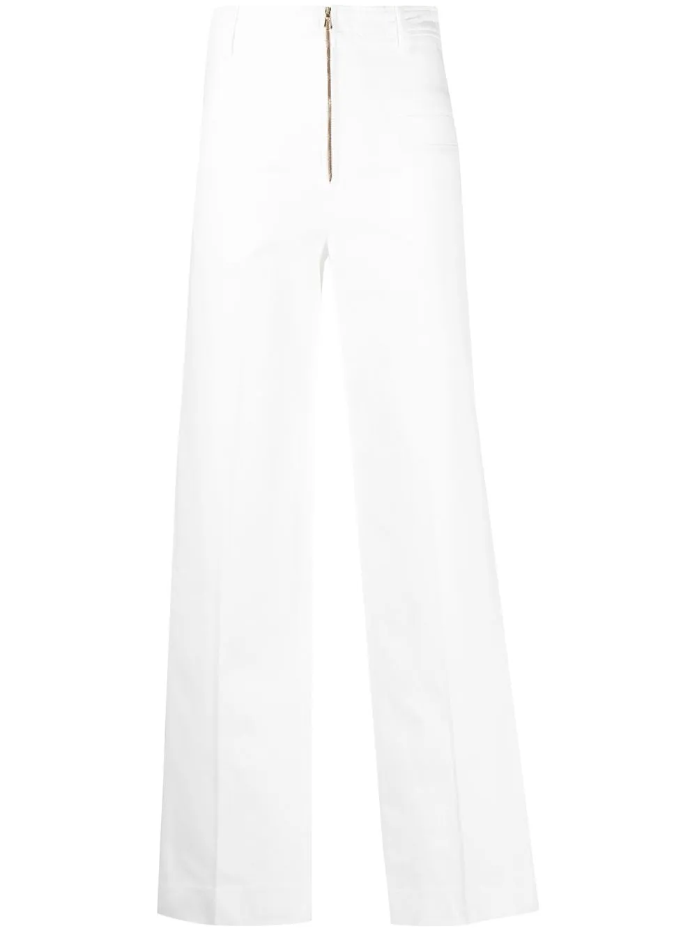 

SANDRO high-waisted straight-leg jeans - White