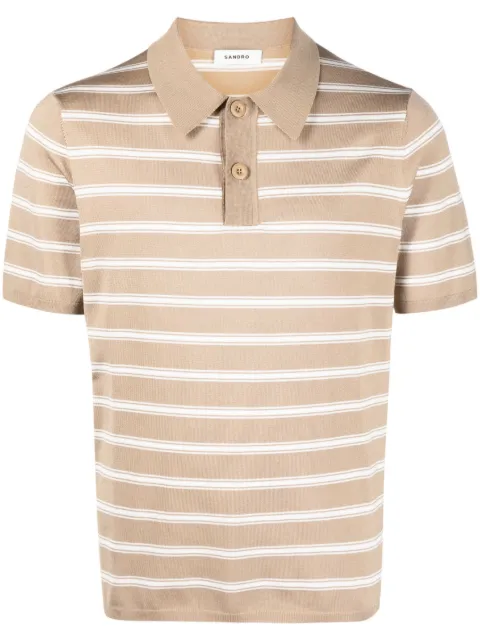 SANDRO - Pablo striped polo shirt